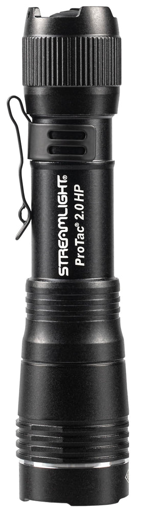 Streamlight ProTac 2.0 HP offering high, medium, low and strobe modes for versatility.