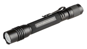 Streamlight ProTac 2AA-X front view highlights compact pocket carry for everyday tasks.