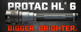 Streamlight ProTac HL 6 IPX7 waterproof for wet conditions