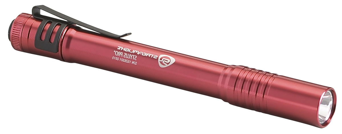Tail cap switch on the Stylus Pro enables one-handed operation