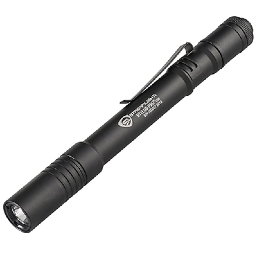 Streamlight Stylus Pro USB pocket clip keeps the light within easy reach.
