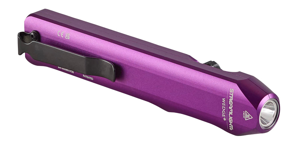 Streamlight Wedge flashlight front view showing compact, pocket-friendly design for everyday carry.