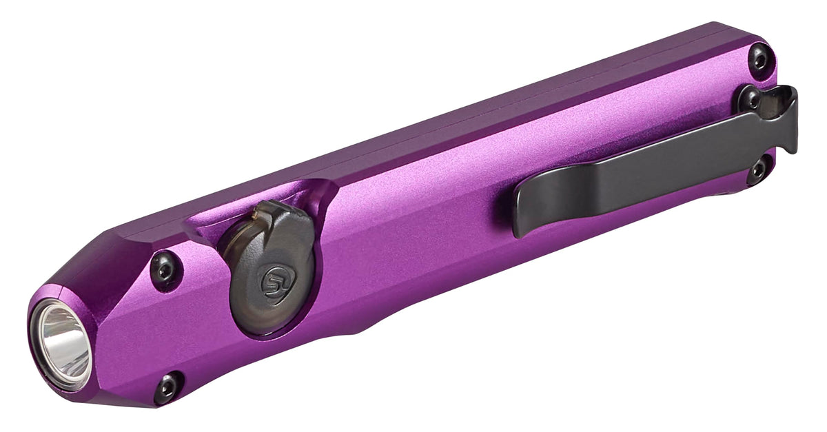 Streamlight Wedge side profile highlights slim, ergonomic grip for one-handed operation.