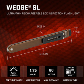 Streamlight Wedge SL compact and rugged for everyday carry