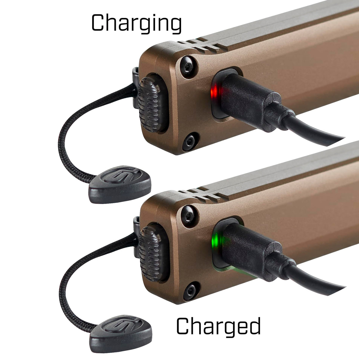 Streamlight Wedge XT USB-C port for quick, rechargeable power on the go.