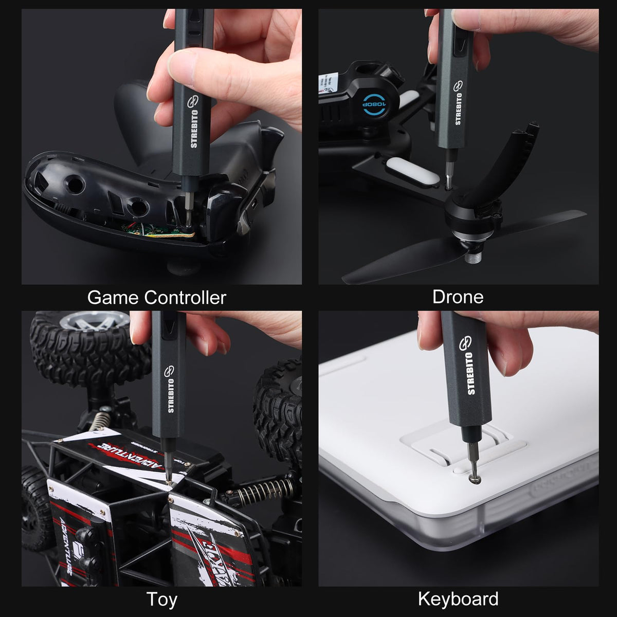 STREBITO portable storage case keeps tools secure during travel.