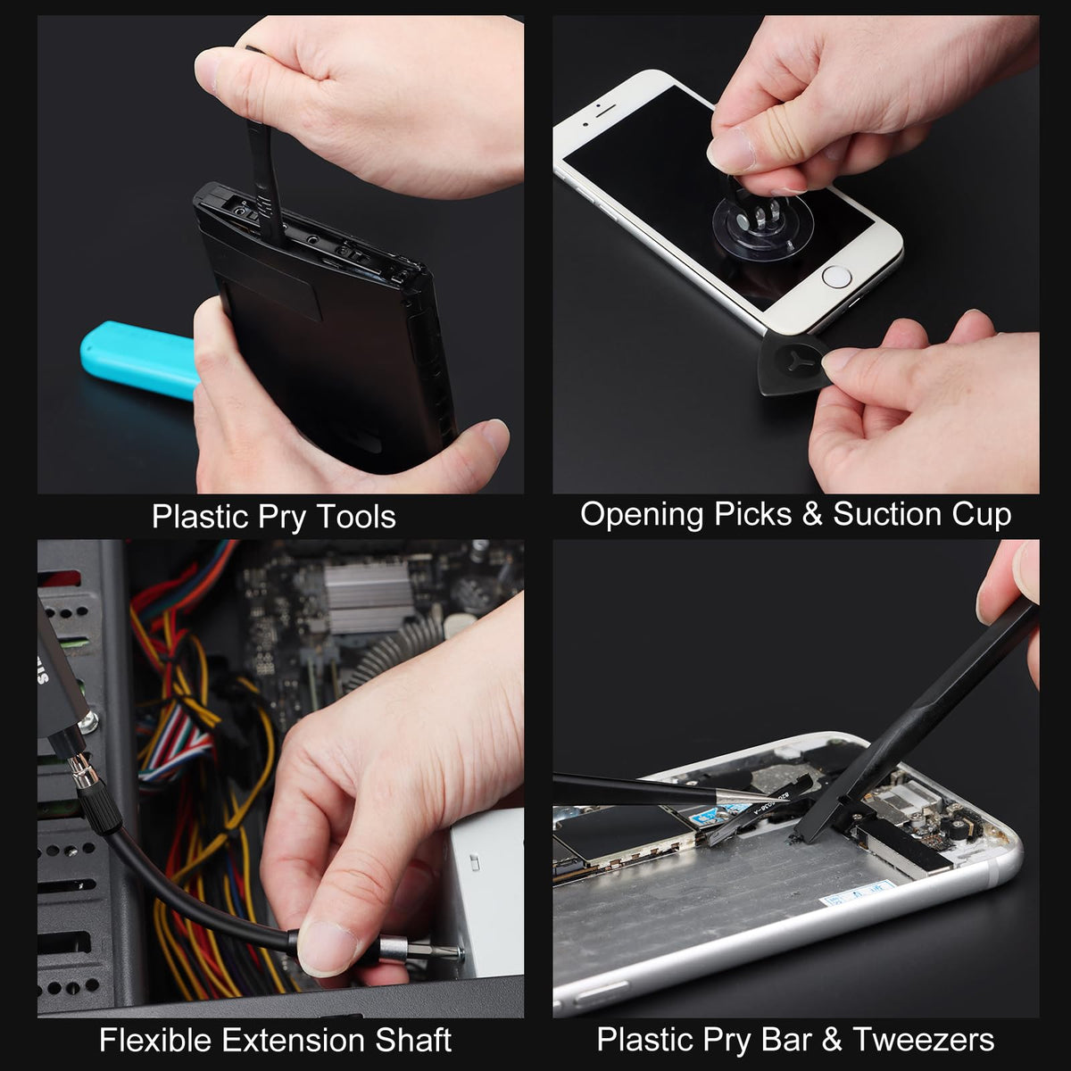 STREBITO compatible with RC drones and consoles for quick repairs.