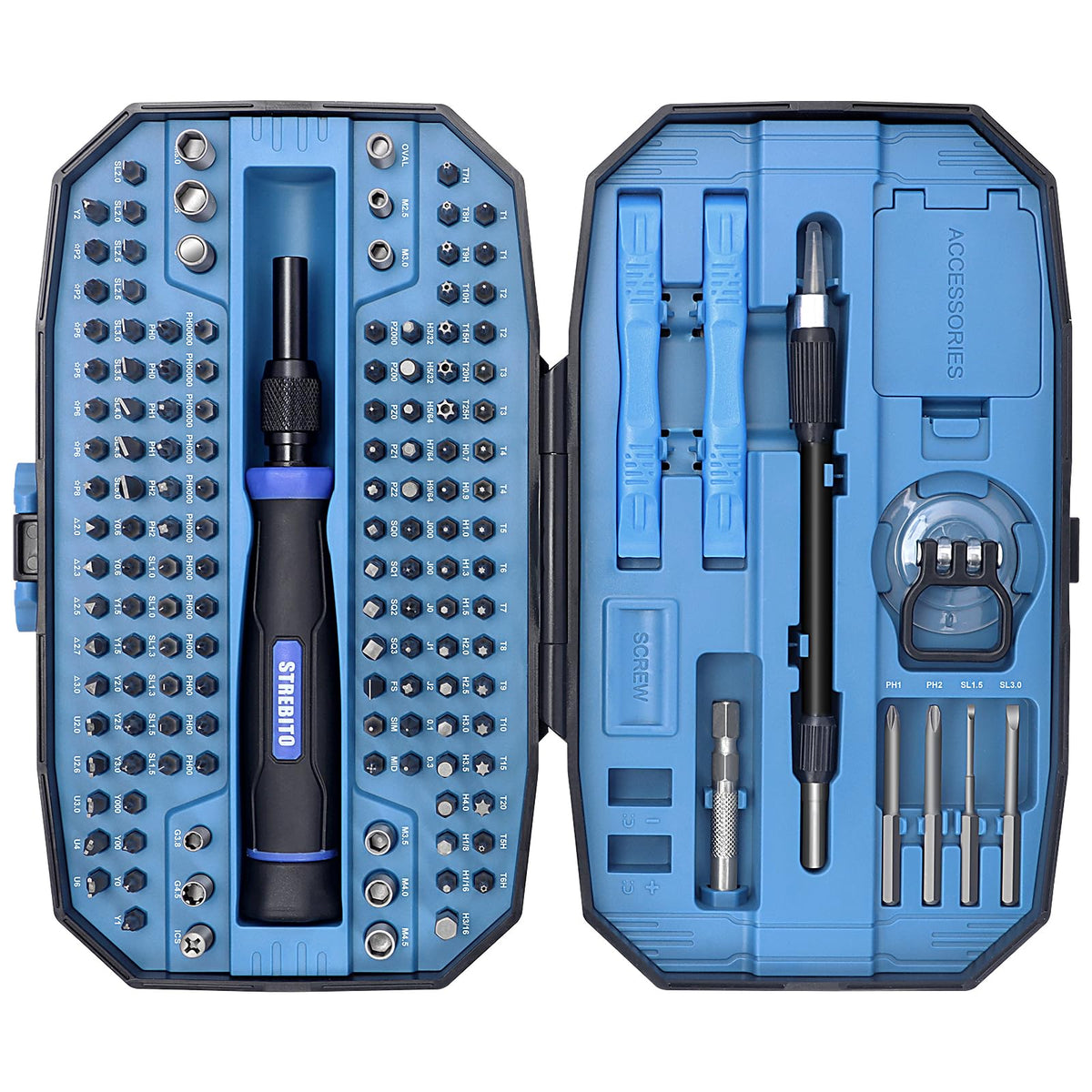 STREBITO complete electronic repair kit for computers and gaming devices