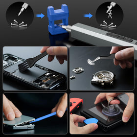 STREBITO ergonomic grip screwdriver for comfortable prolonged use.