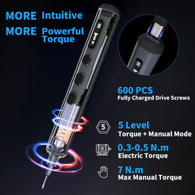 STREBITO LED lights illuminate tiny screws for precise electronics work.
