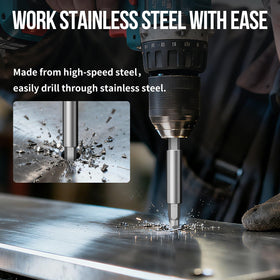 STREBITO magnetic extension shaft shown for extended reach during removal