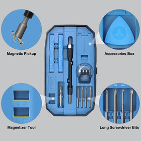STREBITO magnetic mat keeps screws organized during work