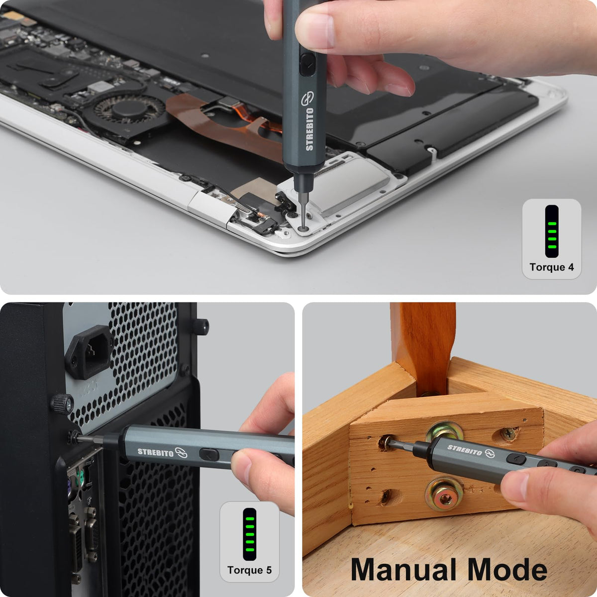 STREBITO magnetic mat holds tiny screws securely for micro repairs.
