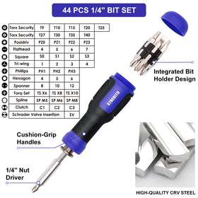 STREBITO four-millimeter bits collection for electronics repairs