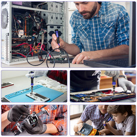 STREBITO magnetic mat keeps screws organized during repairs