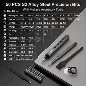 STREBITO rechargeable 350 mAh battery delivers many screw cycles per charge
