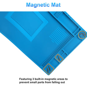 STREBITO silicone soldering mat provides a large workspace for PC and PCB projects