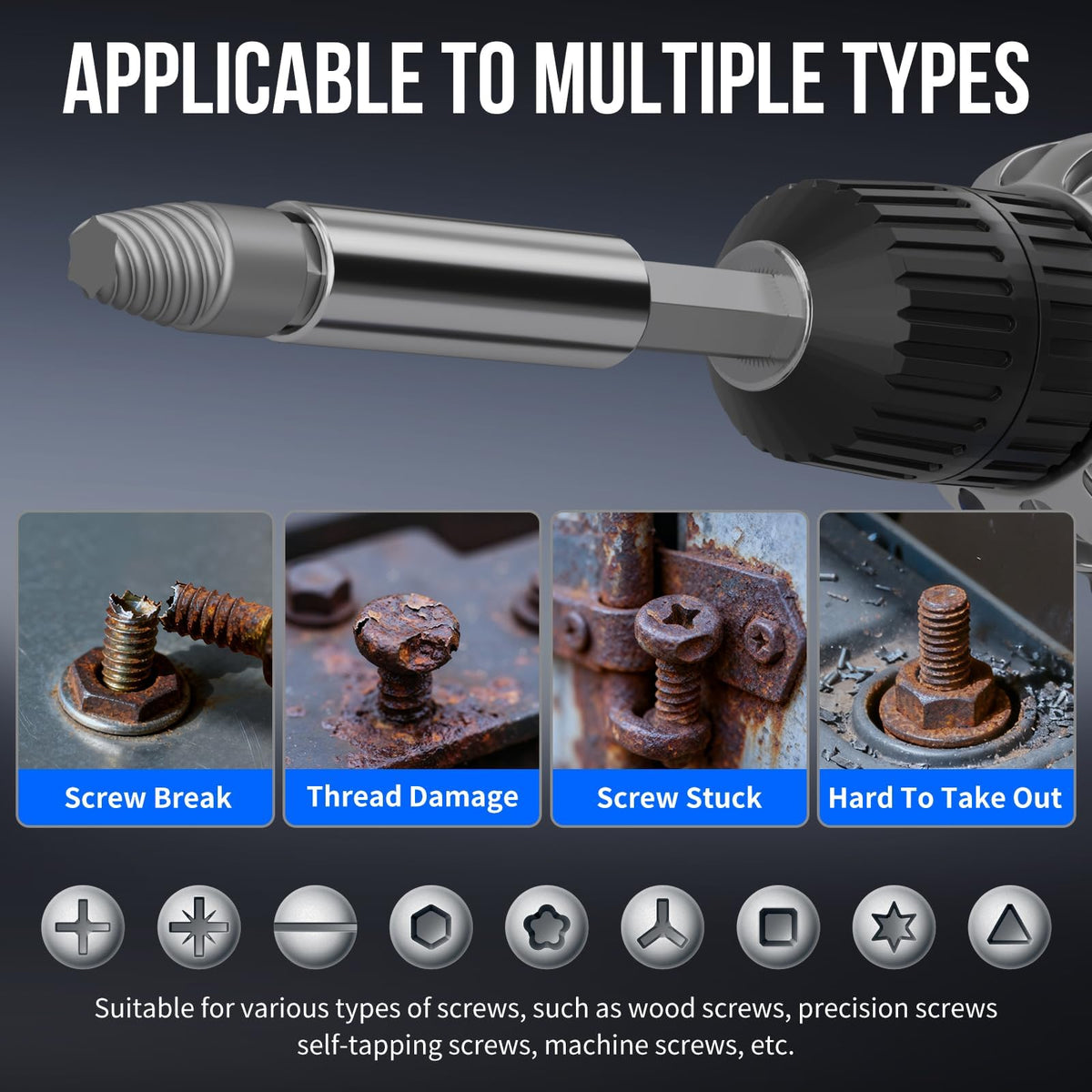 STREBITO socket adapter included for versatile tool compatibility