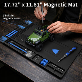STREBITO solder mat non-slip surface keeps parts steady during projects.