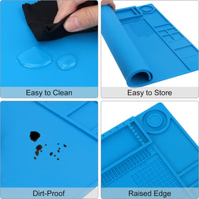 STREBITO easy-clean silicone resists dirt and residues
