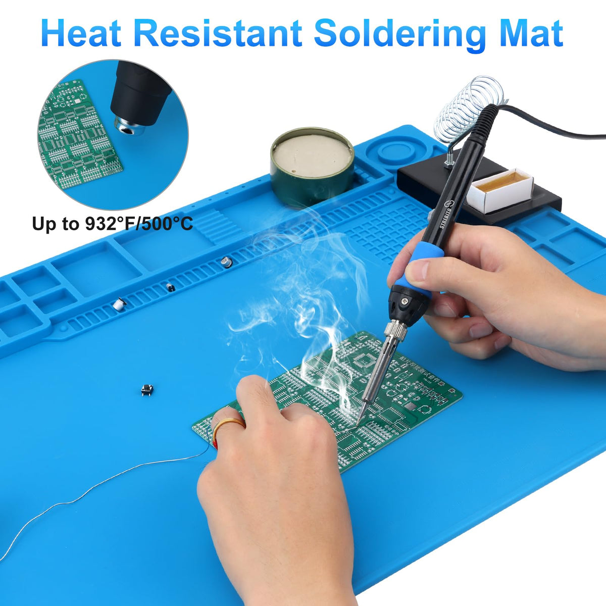 STREBITO magnetic areas secure metal components during assembly
