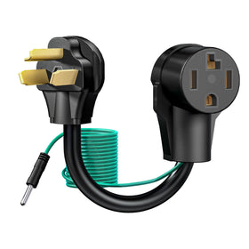 Strightinc 4-to-3 prong dryer adapter demonstrates easy conversion for old outlets.