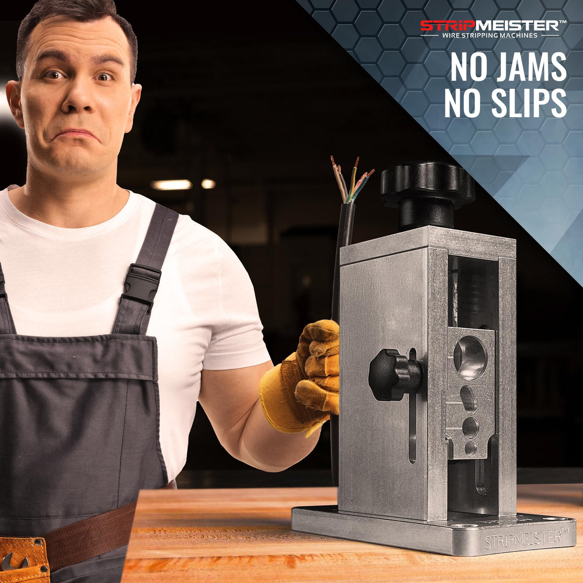 STRIPMEISTER Original jam-free operation reduces downtime.