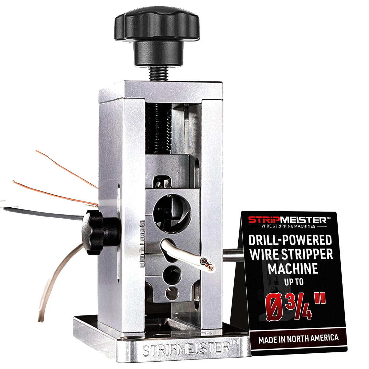 STRIPMEISTER Original side view—ergonomic design and rugged aluminum body.