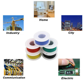 Striveday 30AWG silicone wire in blue for tidy organized projects