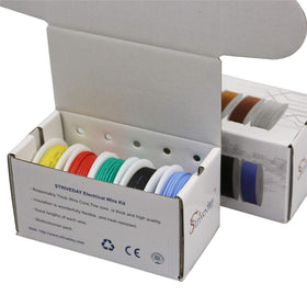 Striveday 30AWG silicone wire in yellow for high-visibility wiring