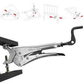 Strong Hand Tools Expand-O Pliers V-Pads adapt to round or flat surfaces.