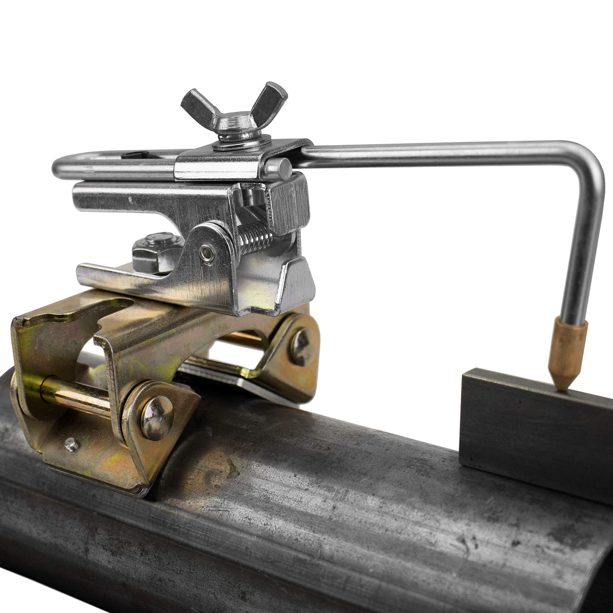 Strong Hand Tools Grasshopper with brass tip holds small parts for precise tack welding