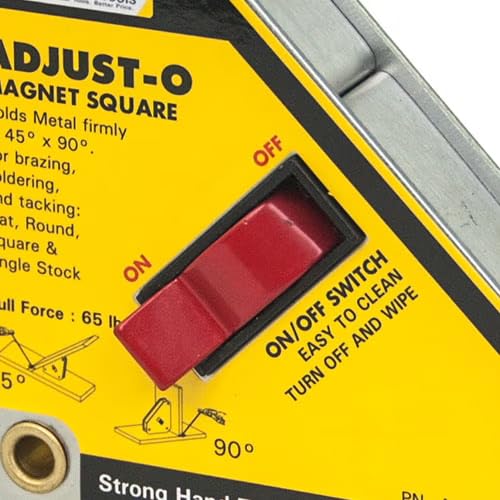 Strong Hand Tools MSA46-HD Adjust-O magnet square clamps at 45 degrees