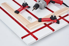 STRONGROWTH T-track clamps enhance versatile workshop setups