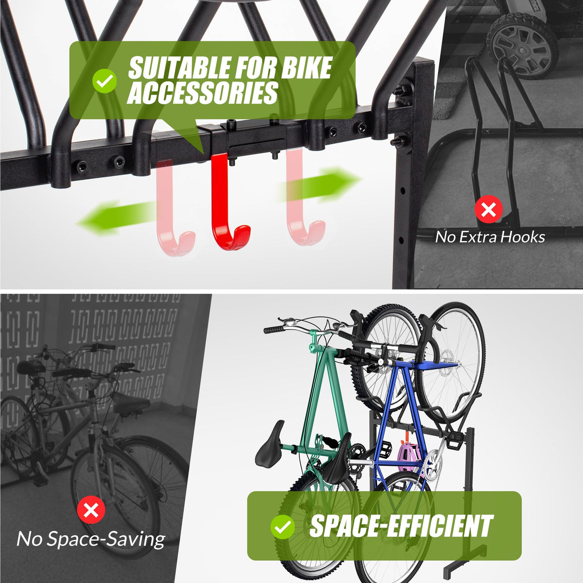 Sttoraboks floor rack with pre drilled holes for easy assembly