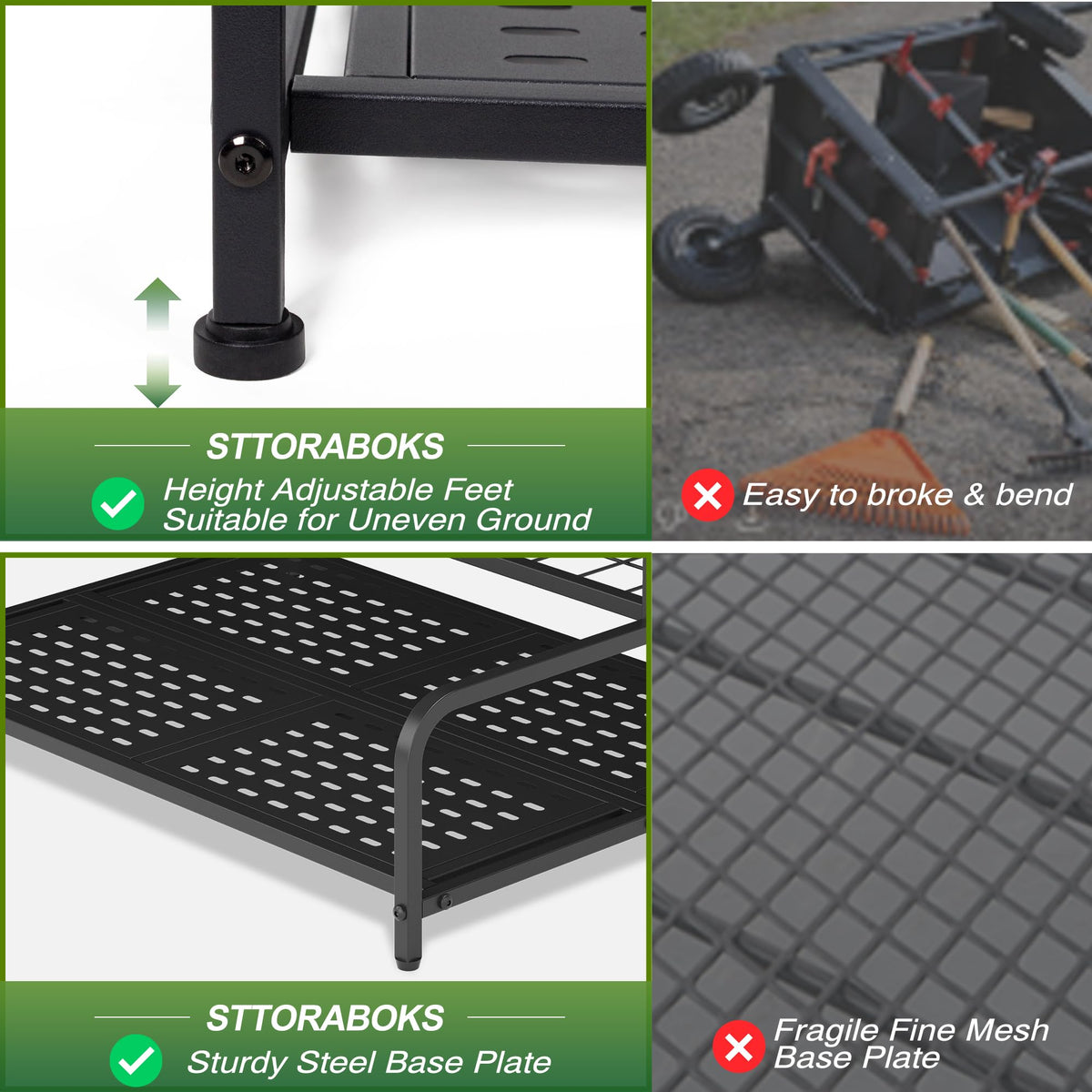 Sttoraboks compact dimensions fit garages and sheds efficiently