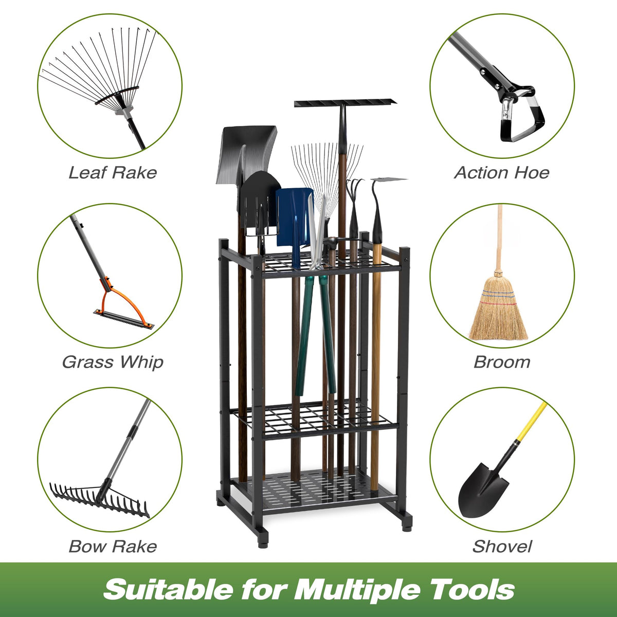 Sttoraboks garden-tools-organizer-for-garage shows efficient space-saving organization.