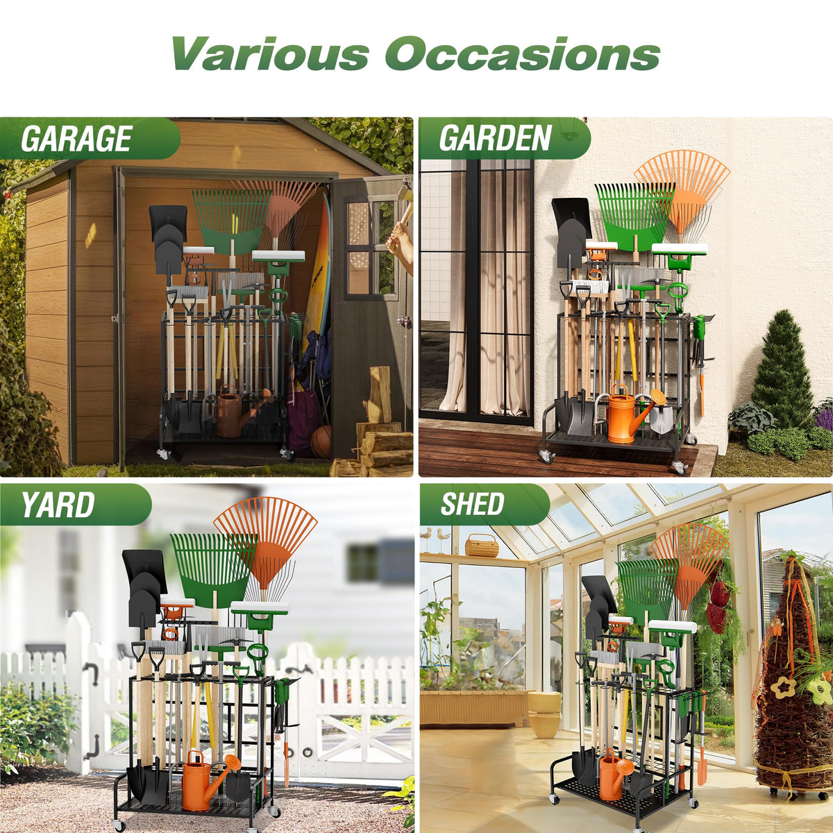 Sttoraboks rustproof powder-coated frame withstands outdoor use