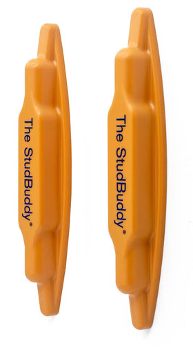 The StudBuddy detects screw heads to locate studs behind drywall with ease.