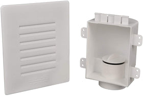 Studor recessed box grille provides a clean finish with accessible AAV area.