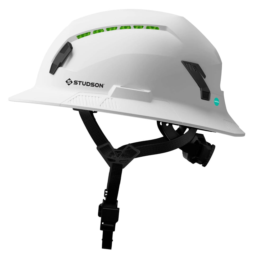 STUDSON SHK-1 front view vented helmet for all-day comfort and protection.
