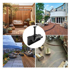 Stvyar hidden deck fasteners with 5 drive bits enable quick installation.