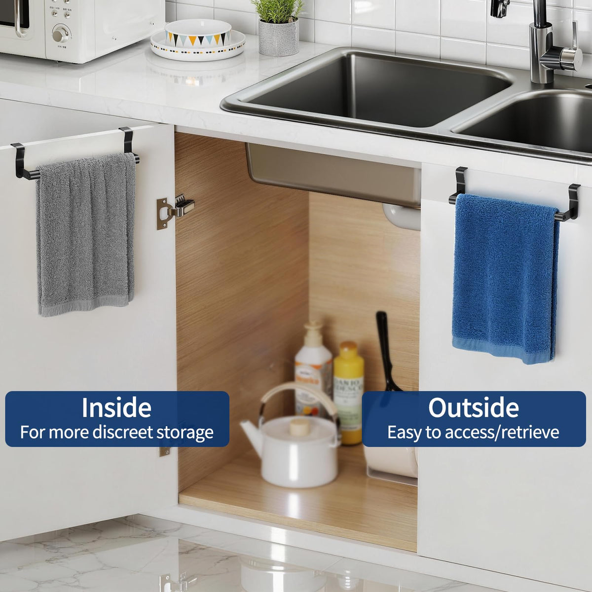 STWWO easy-assembly towel rack installs in minutes