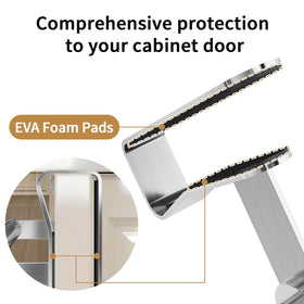 STWWO EVA pads protect cabinet surfaces from scratches during daily use.