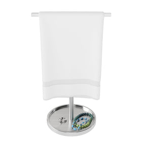 STWWO hand towel holder stand with non-slip base for stable counter use.