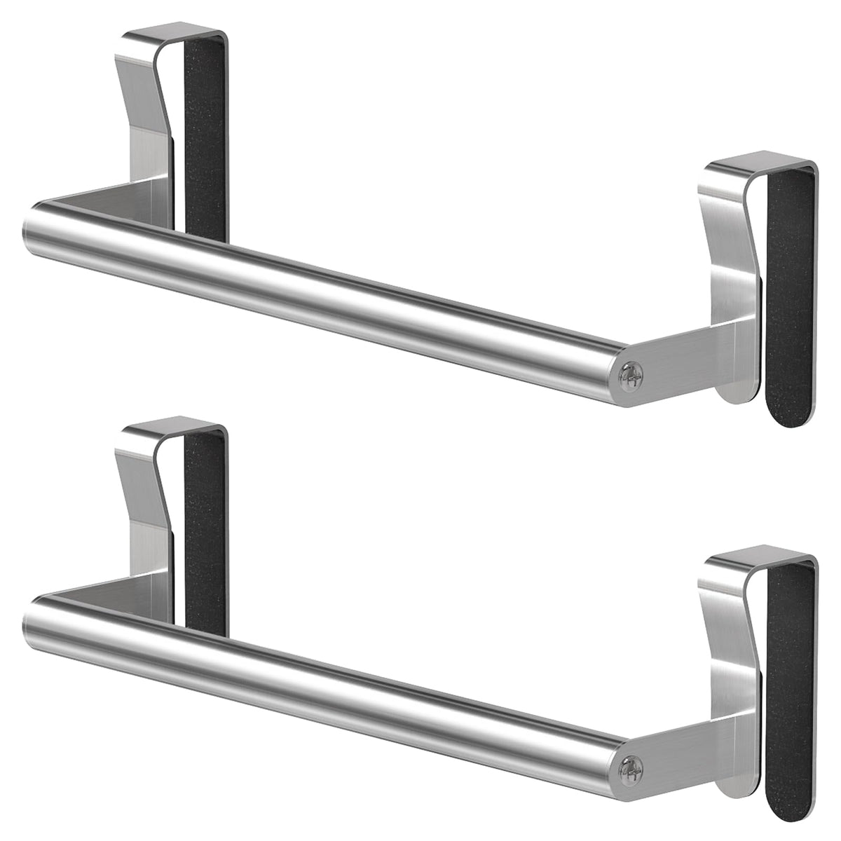 STWWO two-pack towel bars in brushed nickel offering practical towel storage.