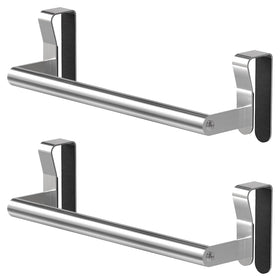 STWWO two-pack towel bars in brushed nickel offering practical towel storage.