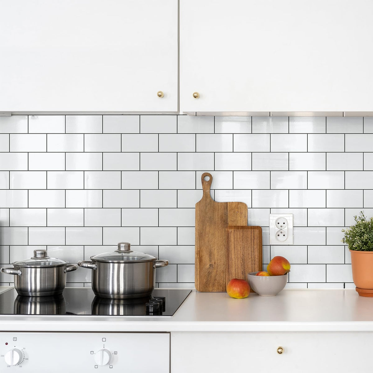 StyloVue self-adhesive tiles being installed without tools.