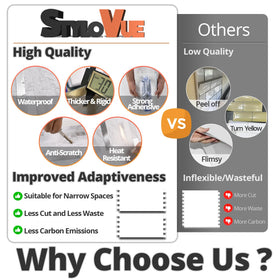 StyloVue easy peel-and-stick installation on smooth surfaces.