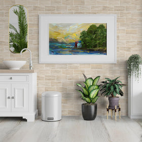 StyloVue 3x6 inch tiles cover large areas with precise alignment.